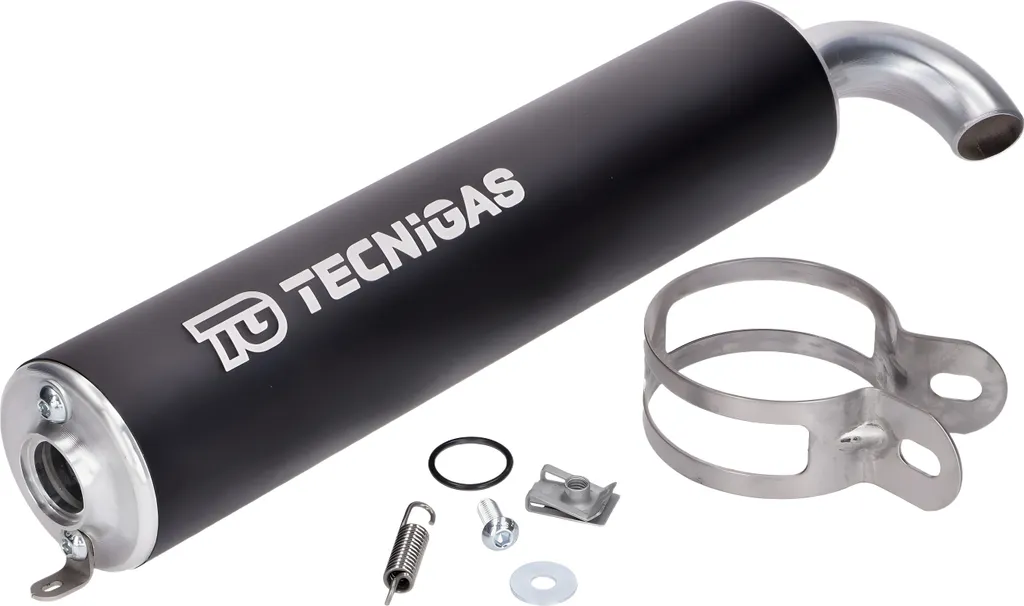 Cartouche d'échappement Tecnigas Triops noir alu pour pot de détente