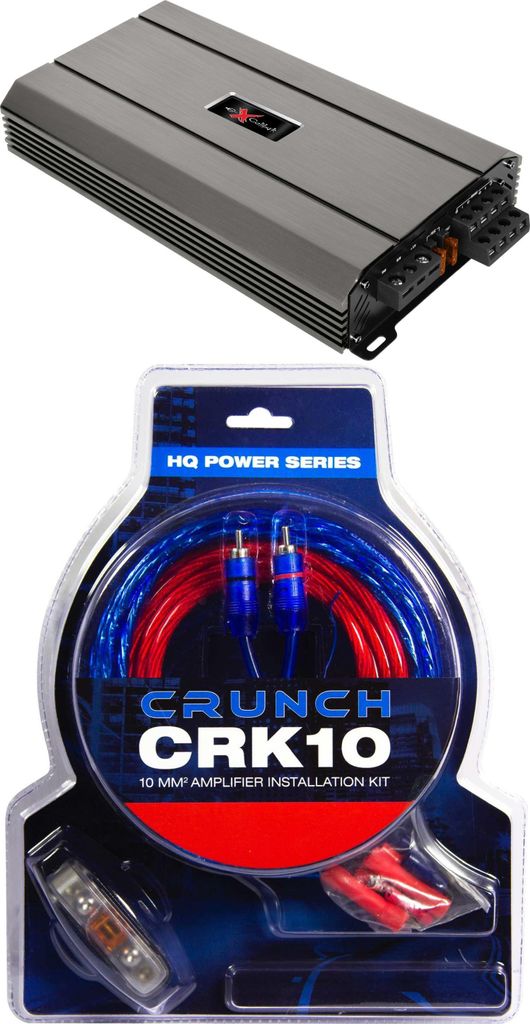 Endstufe Excalibur X4100.4 inkl. Crunch Kabelpaket CRK10 -