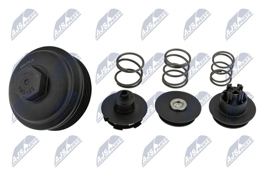 NTY Deckel Ölfiltergehäuse CCL-AU-059 für VW GOLF VI (5K1)