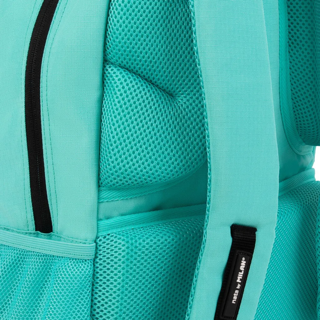 Grand Sac à dos Scolaire 25l à 4 Fermetures Milan Sunset Bleu et Vert