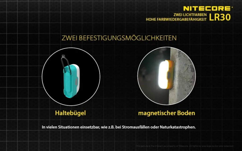 Lanterne de Camping Nitecore LR30 Lampe de Tente Mobile à Diffusion 360° - 7