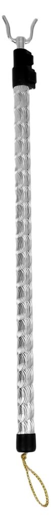 Teleskopische Kleiderstange aus Aluminiumlegierung, einziehbare Wäschestange für den Haushalt, verstellbare Wäscheleinenstange mit Haken, tragba...