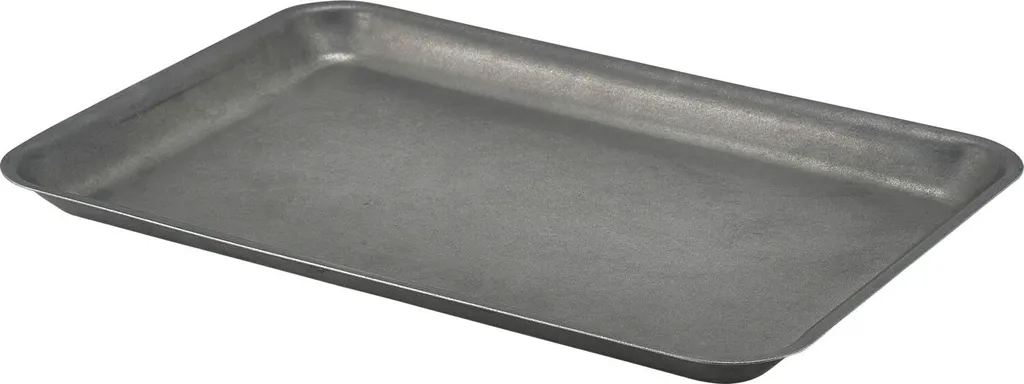 Vassoio Genware Acciaio Inox Vintage 31,5x21,5cm | Servizio Professionale