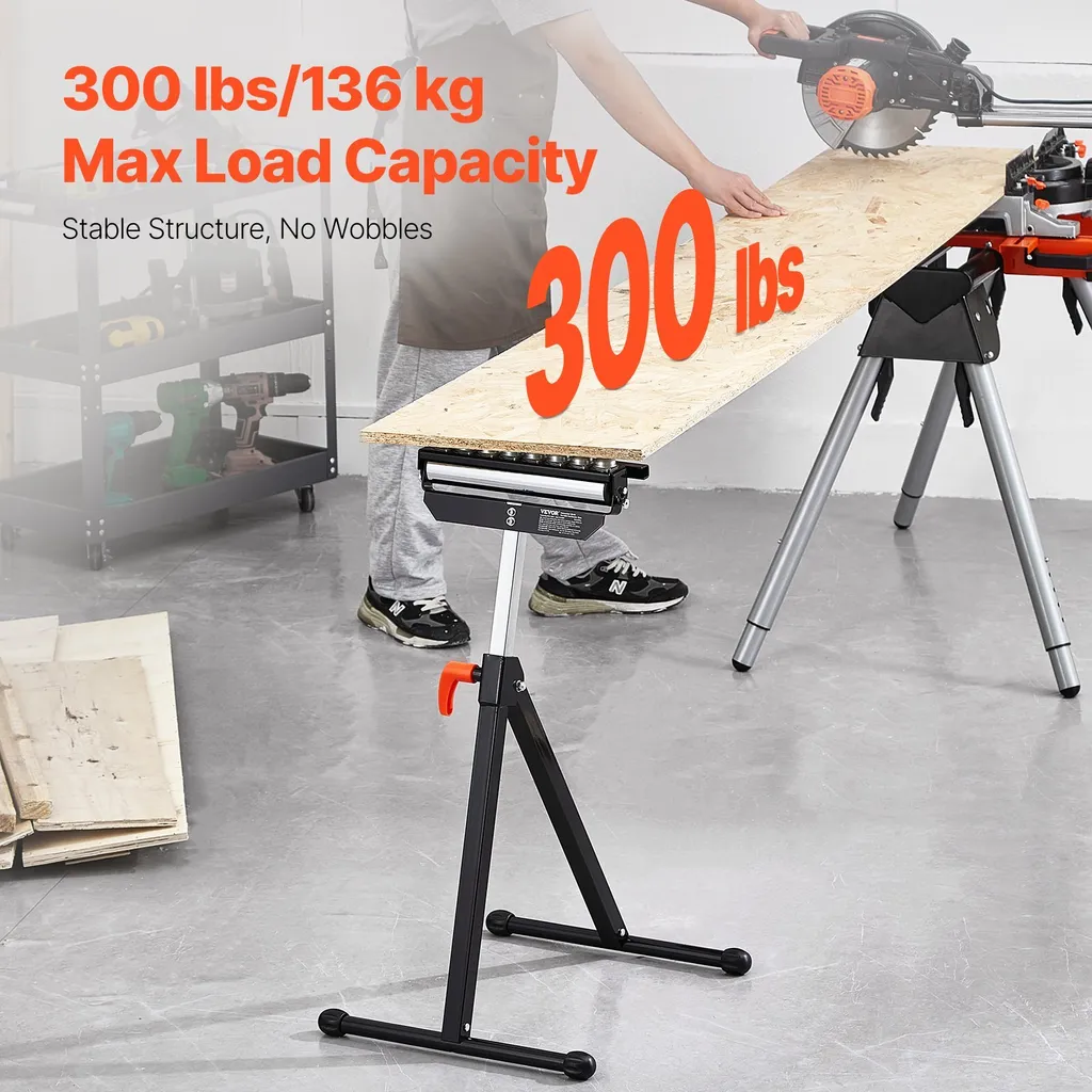 Support à roulettes réglable 68-108cm multi-usages charge max 136kg