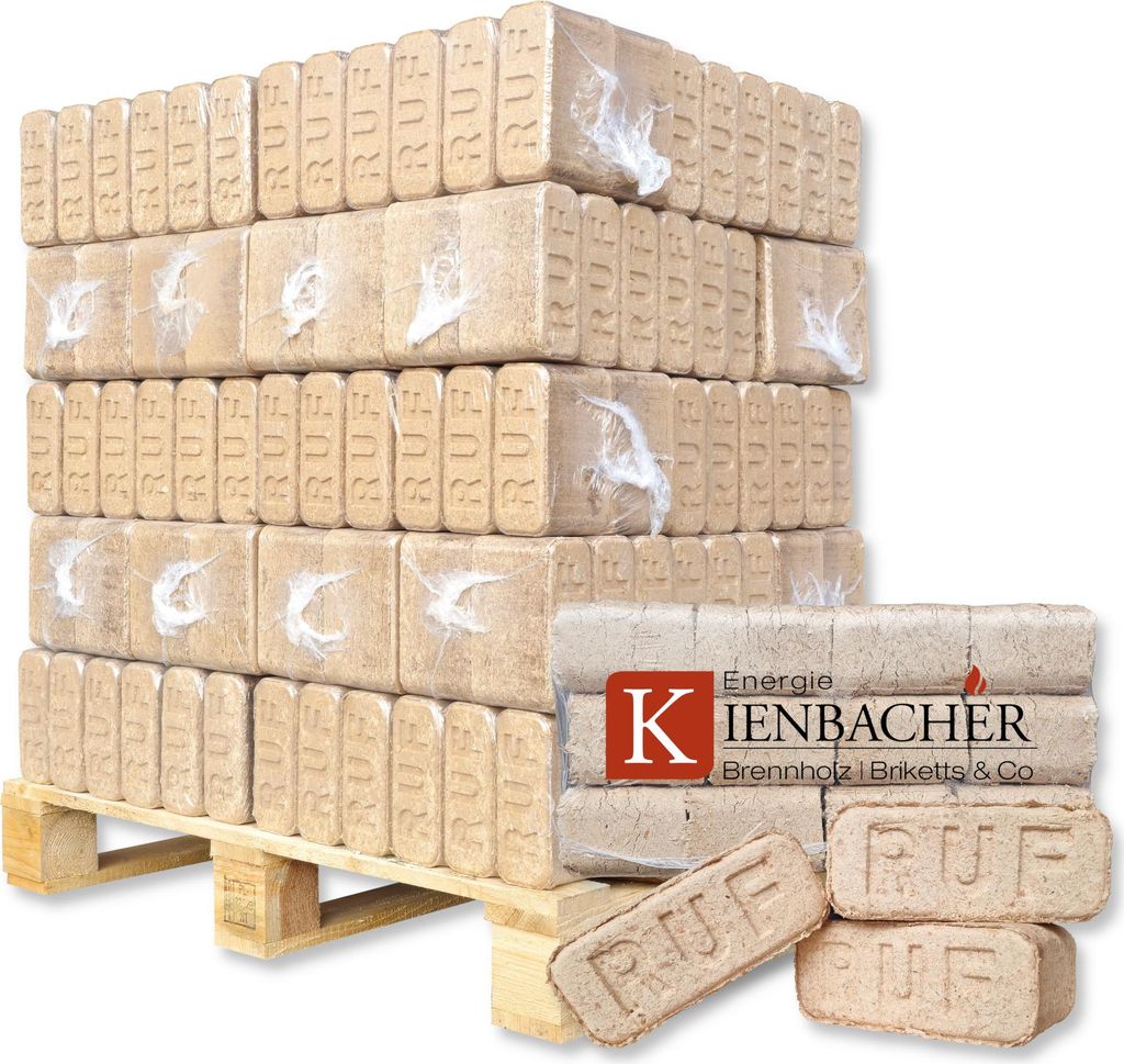 300 kg RUF Briketts Hartholzbriketts aus Buche und/oder Produktbild 