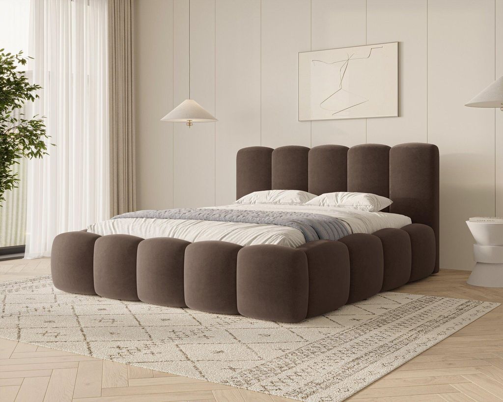 MOEBLO Polsterbett Bubble Bett 18 – Doppelbett Wolkenbett Produktbild 