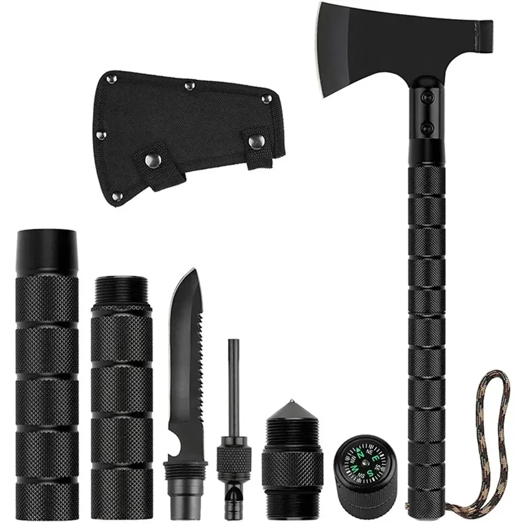 Outil multifonction extérieur KP27796 pour bivouac et survie sauvage