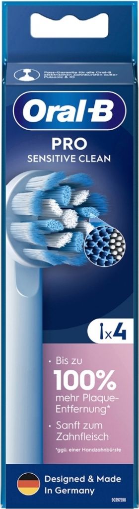 Oral-B Aufsteckbürsten Pro Sensitive Clean 4er Produktbild 4