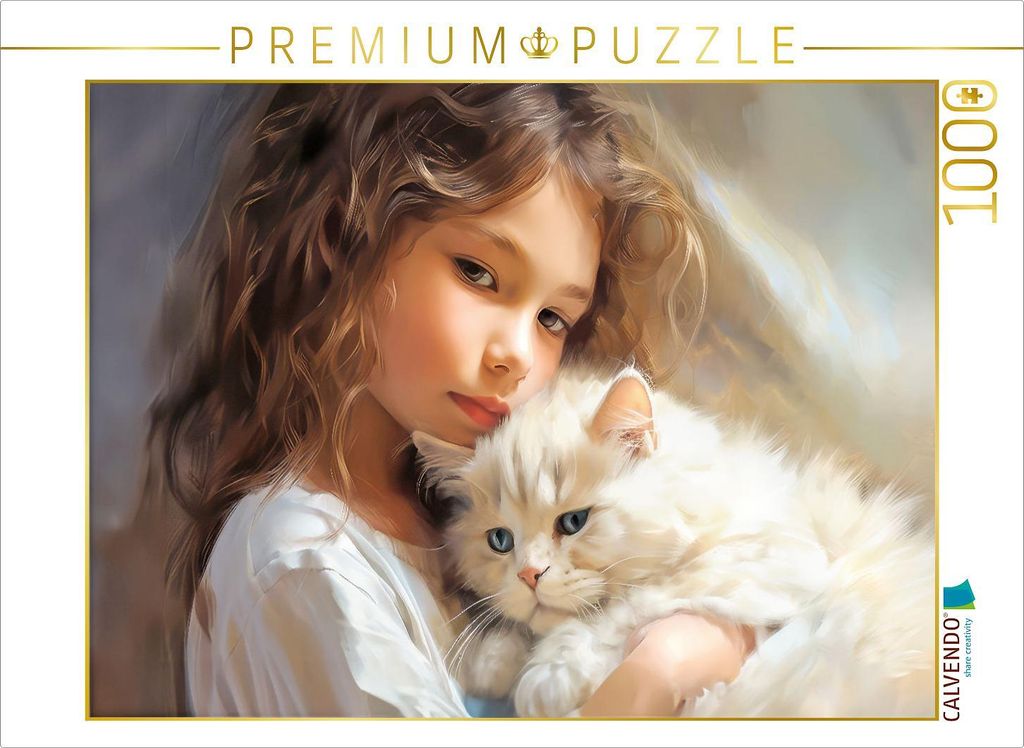 CALVENDO Puzzle Emotionale Freundschaft | 1000 Teile Lege-Größe 64x48cm Foto-Puzzle für glückliche Stunden