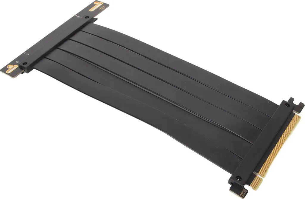Riser PCIe 4.0 16x Haut Débit - Câble Flexible 90° pour RTX 4090 30cm - 5