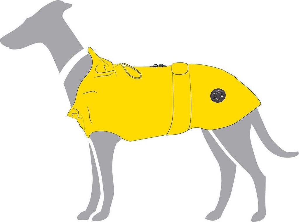 Hunter Hunde-Regenmantel Milford, Größe:35 cm, Farbe:gelb Produktbild 6