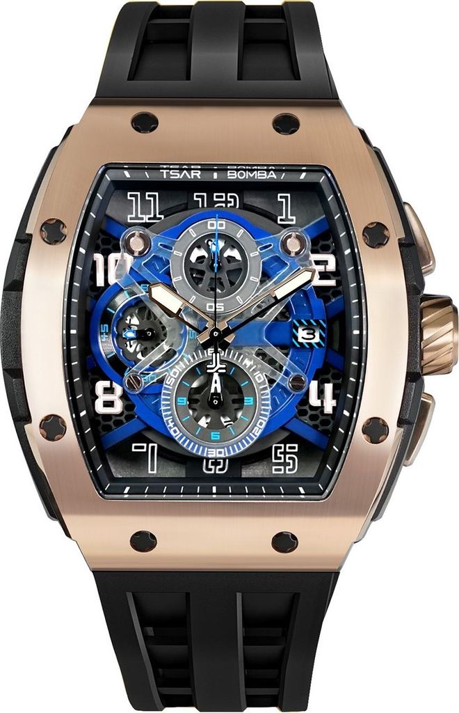 Tsar Bomba TB8211Q-05 Herrenuhr Elemental Chronograph 52mm 5ATM