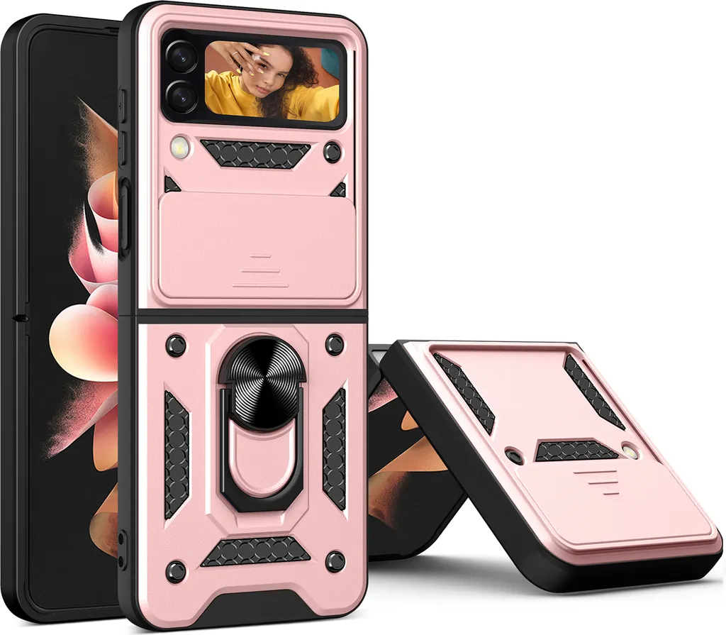 Custodia Samsung Z Flip4 Rosa con Anello: Accessorio Fashion 2026
