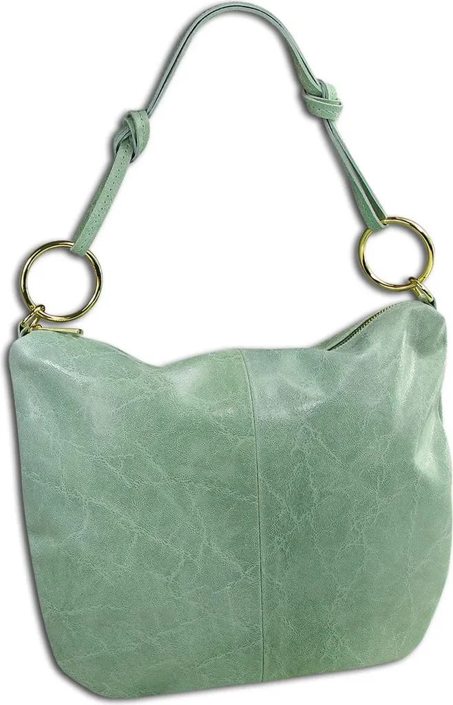 Borsa Toscanto Pelle Verde Chiaro OTTM111UG - Tracolla Donna Elegante