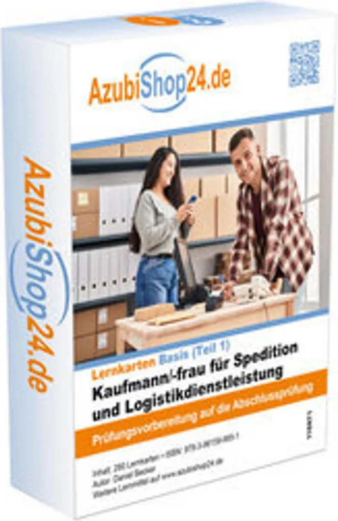 Cartes de révision logistique et transport pour l'examen de commerce