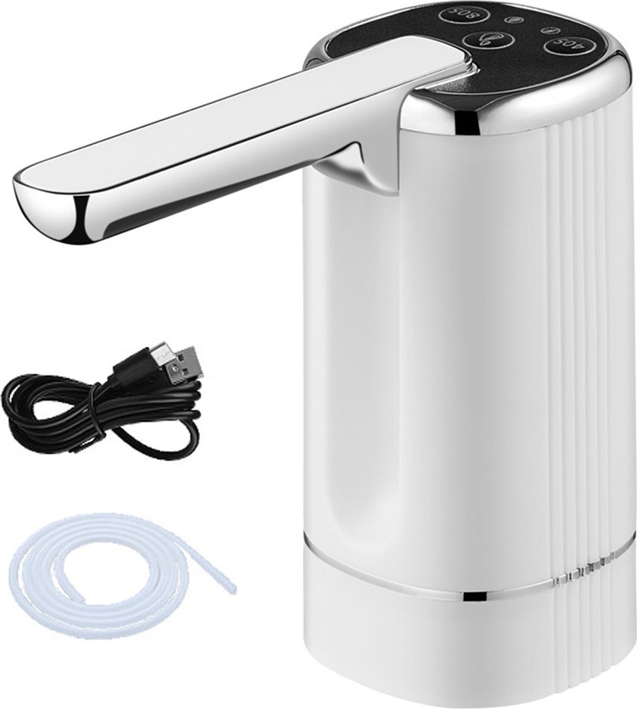 Elektrische Wasserpumpe, geräuscharm, faltbar, wiederaufladbar, hohe Kompatibilität, tragbar, automatischer Trinkwasserkrugspender
