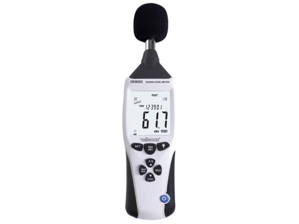 Velleman Professionelles schallpegelmessgerät, datalogger, usb-schnittstelle, 262144 messungen,