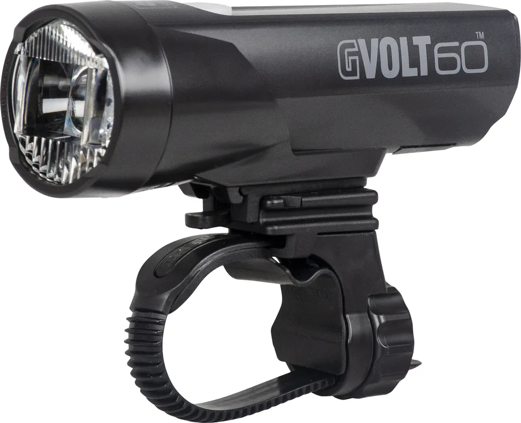Éclairage vélo puissant 60 Lux CATEYE GVolt 60 avec fixation FlexTight