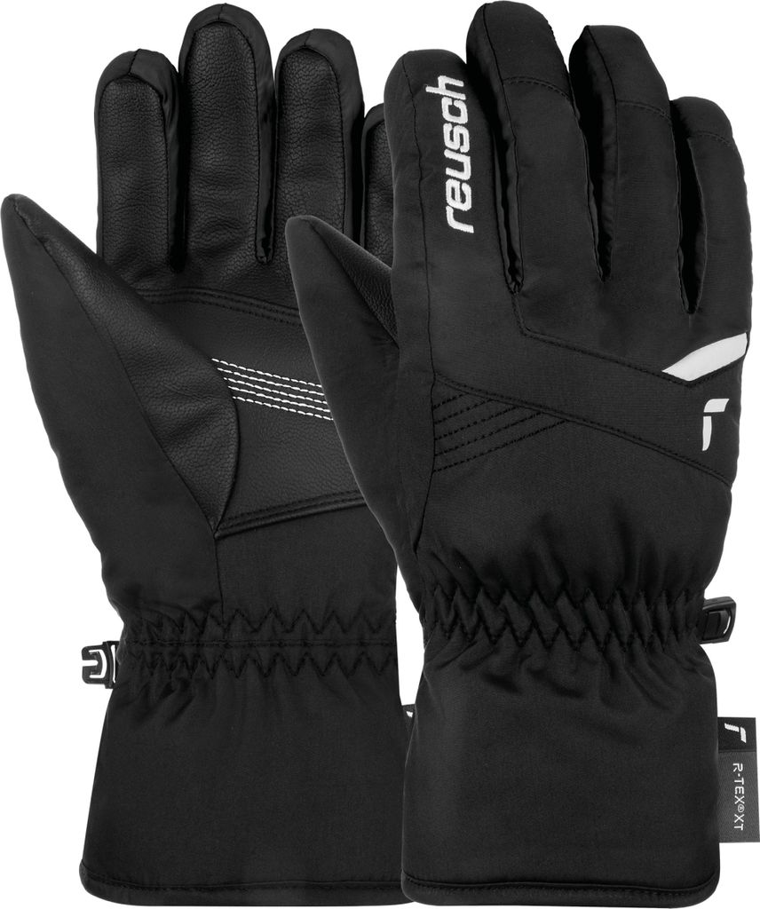 Reusch Fingerhandschuhe Bennet R-TEX XT Junior mit wasser- und winddichter Membran 7701 black/white 5