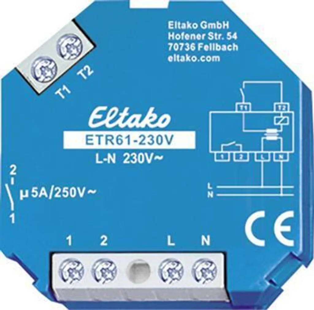 Relais Eltako ETR61-230V pour Réparer et Centraliser vos Volets Roulants