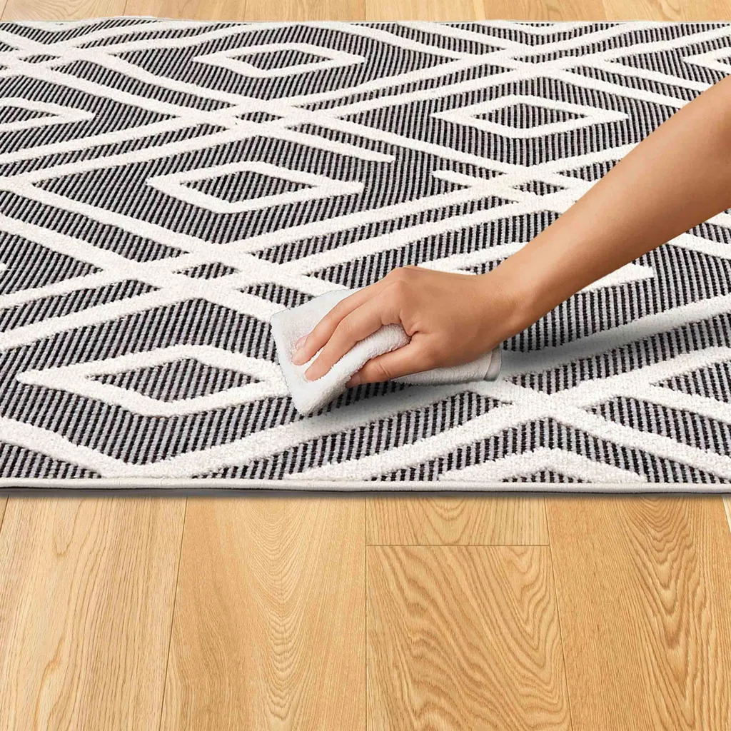 Tapis de Passage Gris Foncé SERINA 80 x 200 cm - Moquette de Qualité