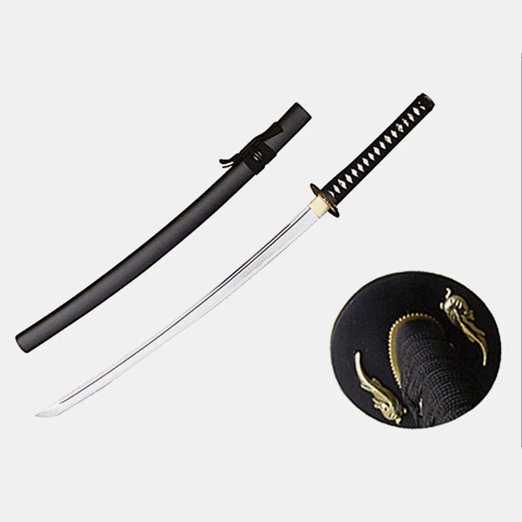 Katana Décoratif pour Studio et Bureau - Sabre de Collection 103 cm Noir