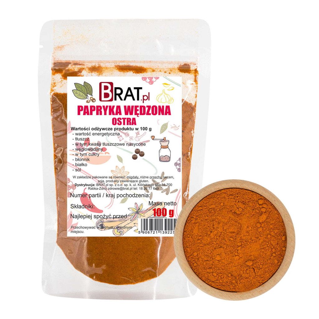 Geräucherter scharfer Paprika 100g