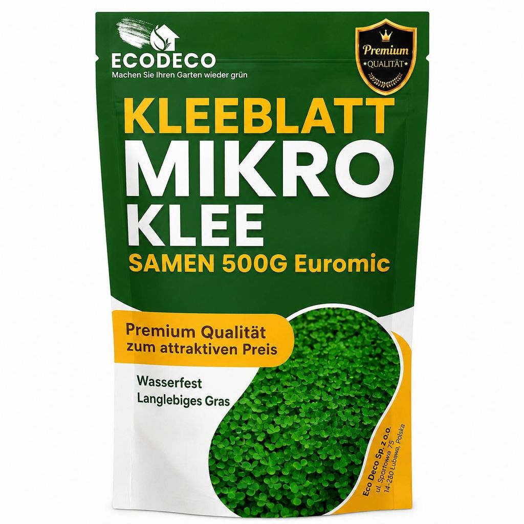 ECODECO Nasiona mikrokonicyny Nasiona koniczyny białej Zdjęcie produktu 