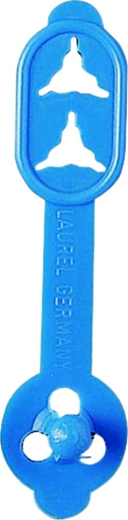 Briefknopf Duo 38mm VE=10x125 Stück blau