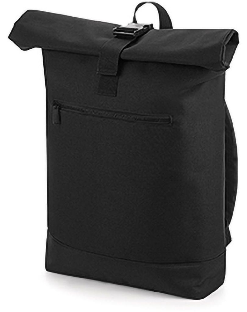 Bagbase Roll-Top Rucksack (12 Liter) FK227 (Einheitsgröße) (Schwarz)