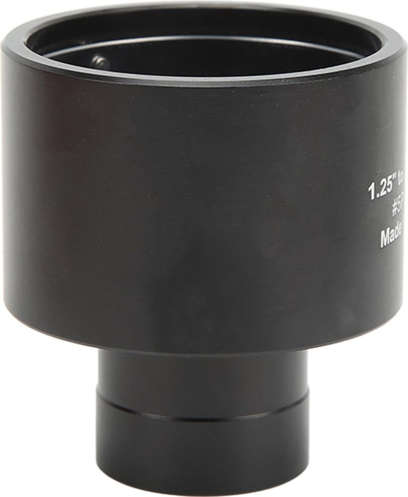 1,25 auf 2 Teleskopadapter T-Ring Aluminiumlegierung 1,25 Zoll Anschluss 2 Zoll für Astronomie