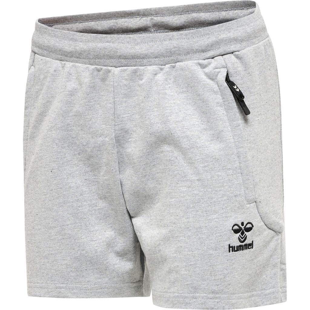 hummel Damen Hmlmove Grid Cot. Woman Shorts, Grey Melange, S EU