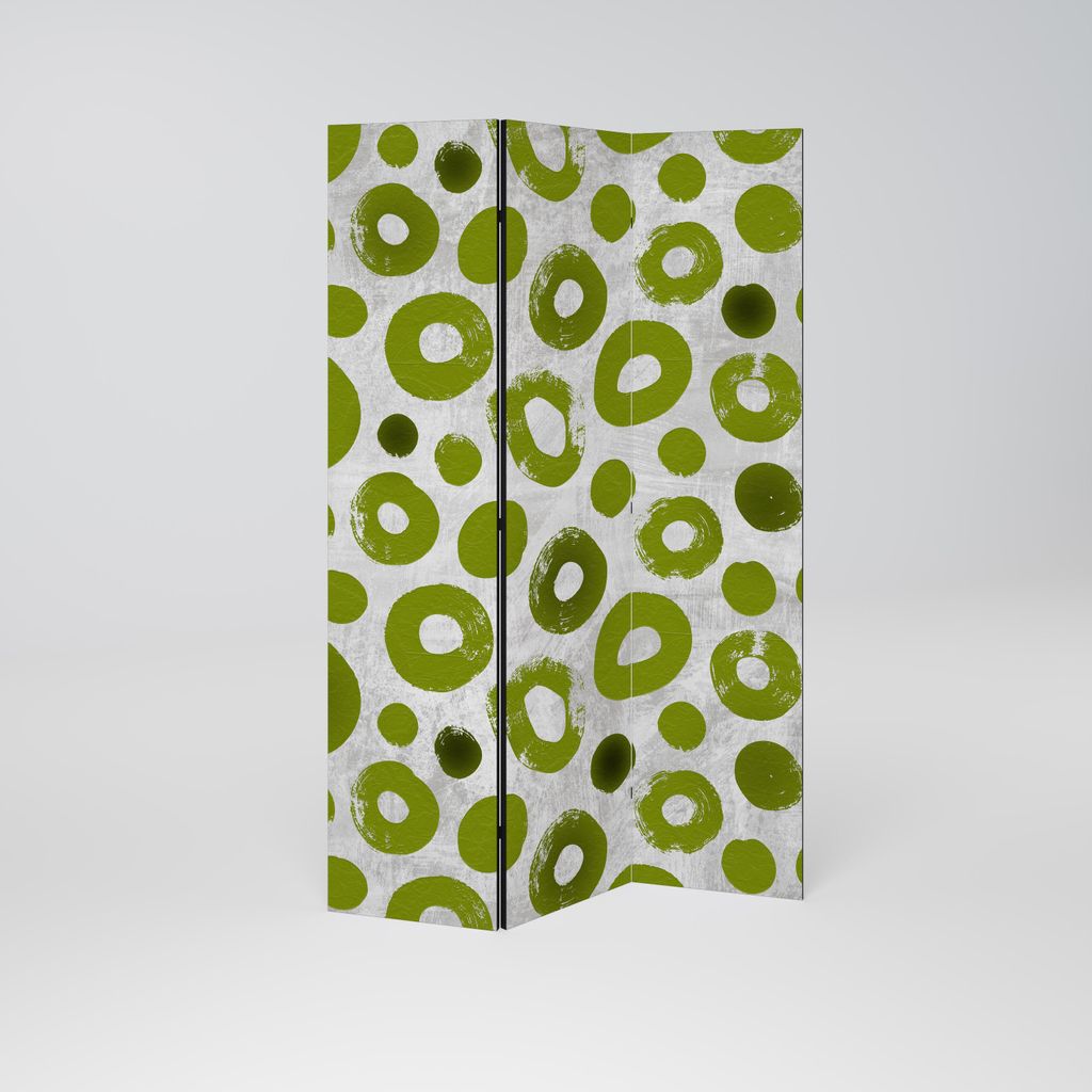 SpaceRebels Paravent Raumteiler - 3-teilig Raumtrenner, Druck 2-Seite - Raumtrenner - Trennwand Wohnung - Room Divider - Spanische Wand Deko Modern...