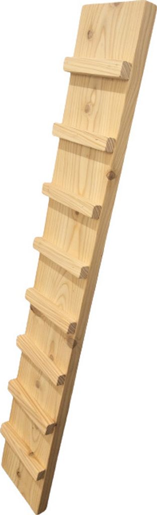 Ruhti - Hühnerleiter - Kaninchen Leiter - Kleintier - Holzrampe - Treppe - 119 cm lang