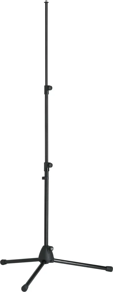 Pied de micro de sol K&M 199 noir anti-vibration stable et durable