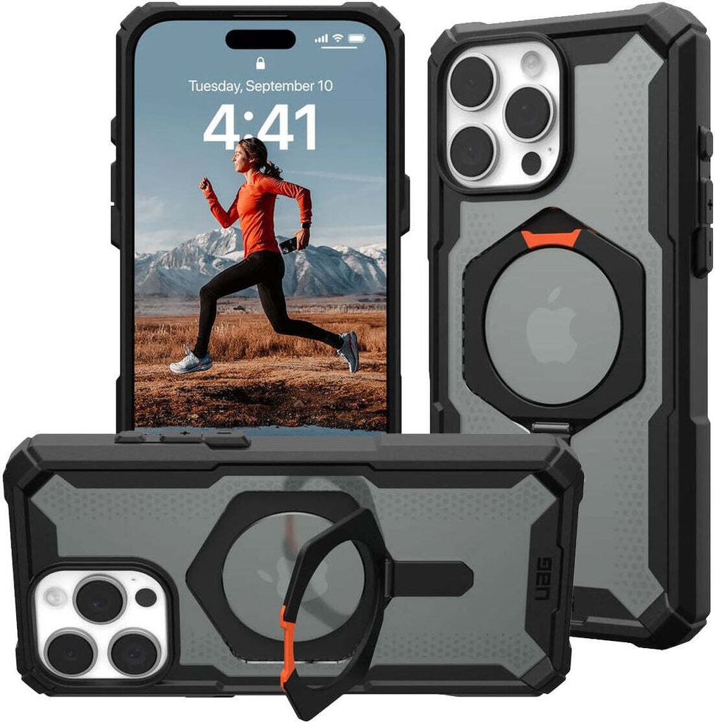 Urban Armor Gear Plasma XTE, Cover, Apple, iPhone 16 Pro Max, 17,5 cm (6.9"), Schwarz, Orange
