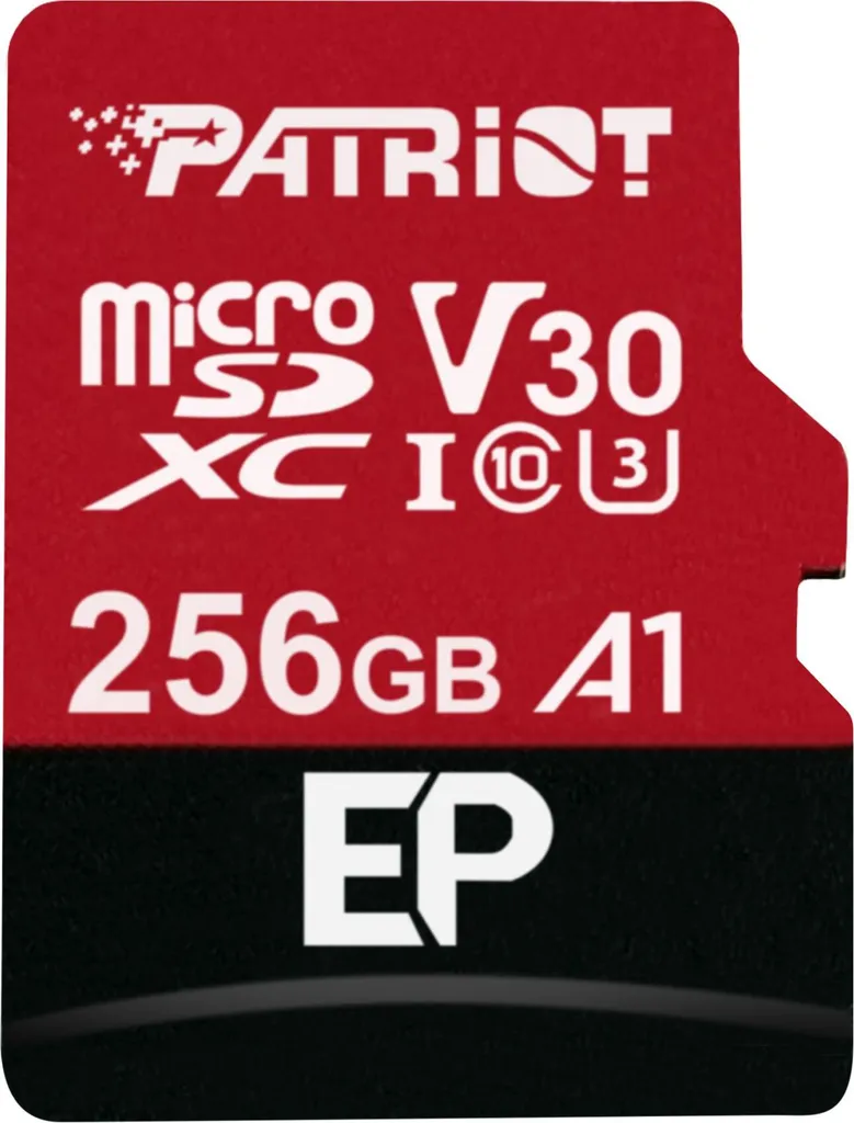 Carte mémoire Patriot 256 Go MicroSDXC : fini les problèmes de stockage