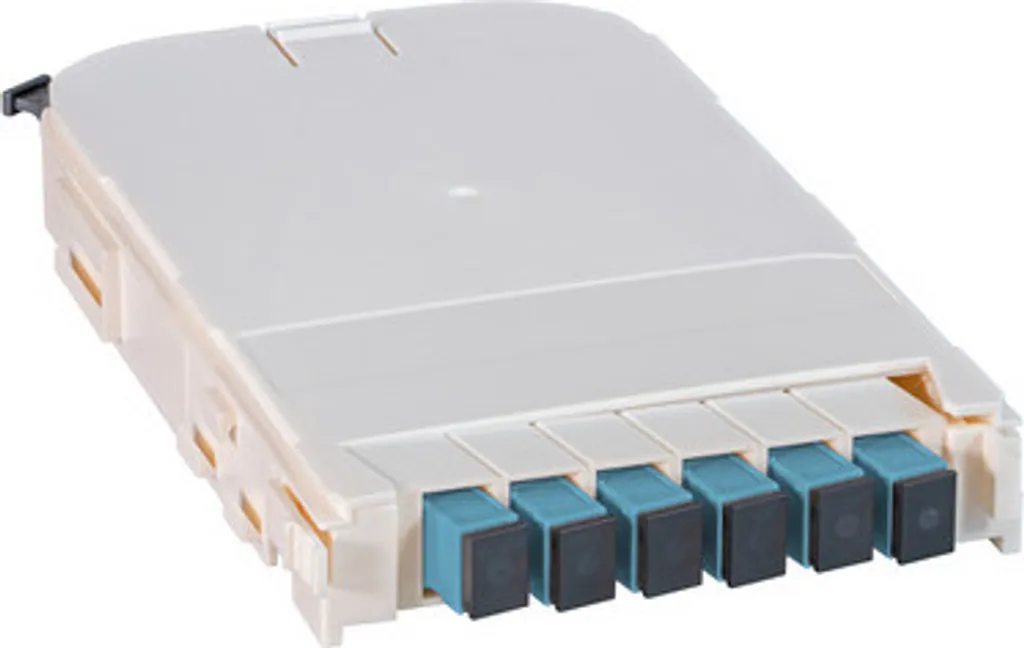 Module FTTH EFB Elektronik 6 ports SC OM3 avec coupleurs FTTH-MODUL-SCOM3