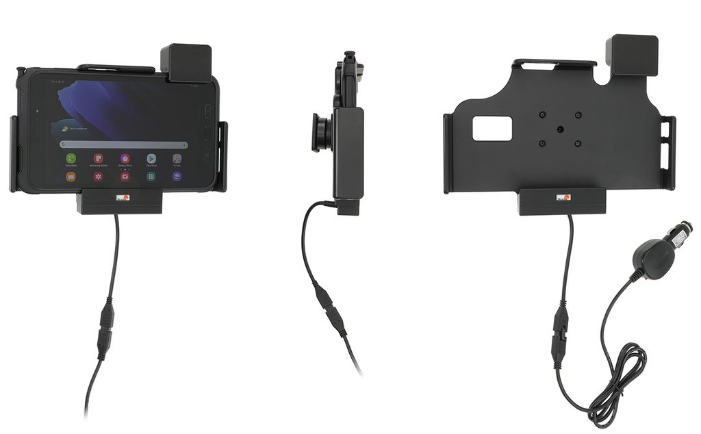 Brodit Gerätehalter 746224 mit Ladefunktion - für Tablets - Samsung Galaxy Tab Active 5 SM-X300/SM-X306B, Samsung Galaxy Tab Active 2 SM-T390/SM-...