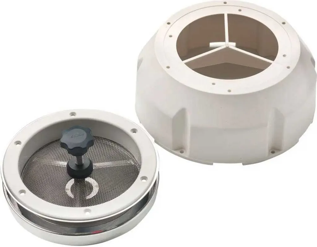 Séparateur d'Eau Vetus pour Bateau - Filtre à Carburant Argenté Universel