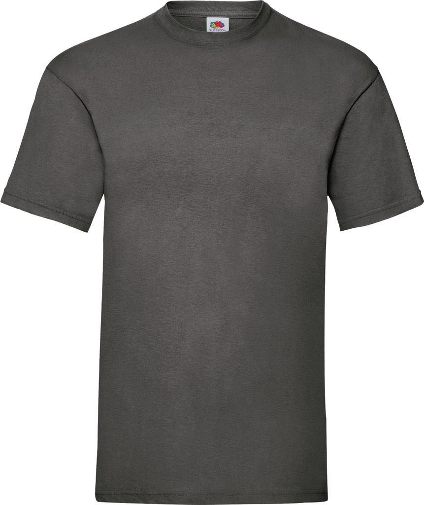 Fruit Of The Loom Herren Kurzarm T-Shirt BC330 (L) (Hell Graphit Grau)