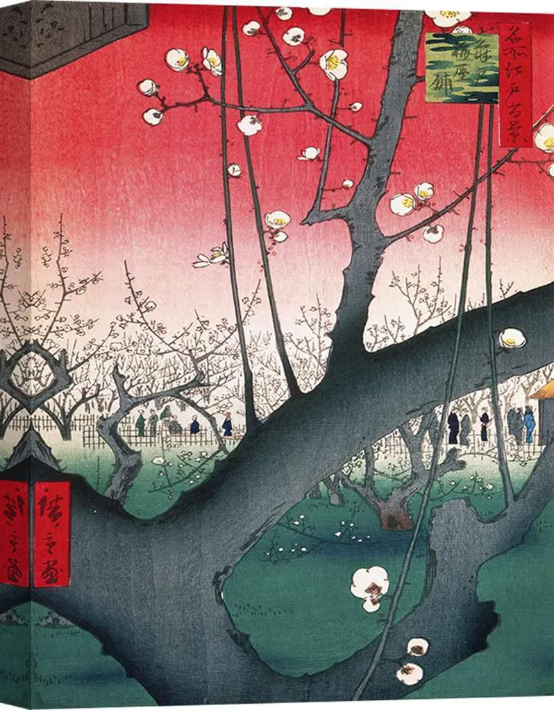 Toile d'art japonaise Hiroshige : une oeuvre durable qui ne ternit pas