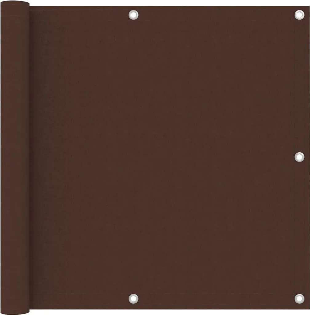 Schermo Protettivo Balcone Marrone 90x400 cm | Sicurezza per Bimbi e Animali