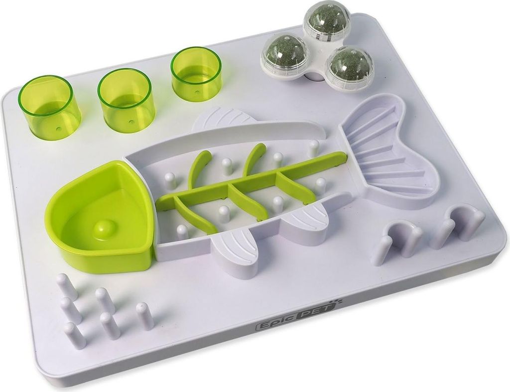 Spielzeug EPIC PET Think & Eat Fisch interaktiv 30 cm