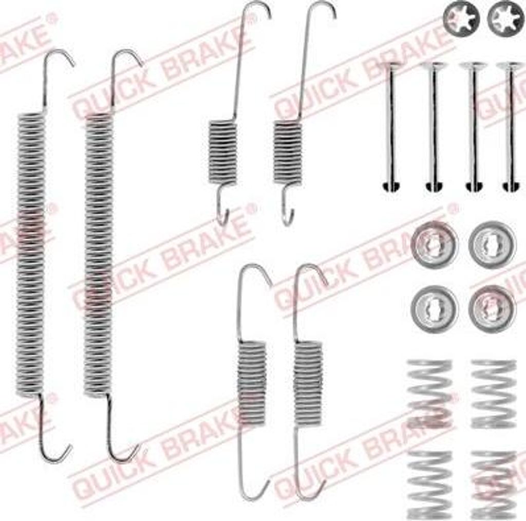 QUICK BRAKE 105-0707 Zubehörsatz, Bremsbacken OE kompatibel mit 3er E36, 5er E39