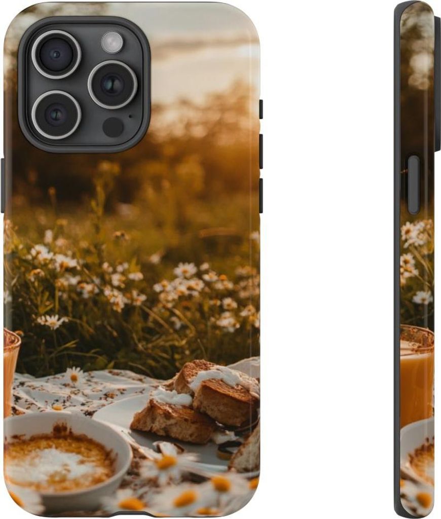Sonniges Gänseblümchenfeld – Hülle Kompatibel mit iPhone 15 Pro Max