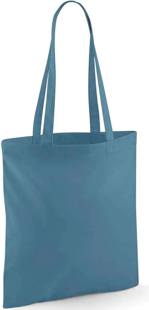 Shopper Cotone Westford Mill PC5758 Airforce Blue - Ideale per Eventi