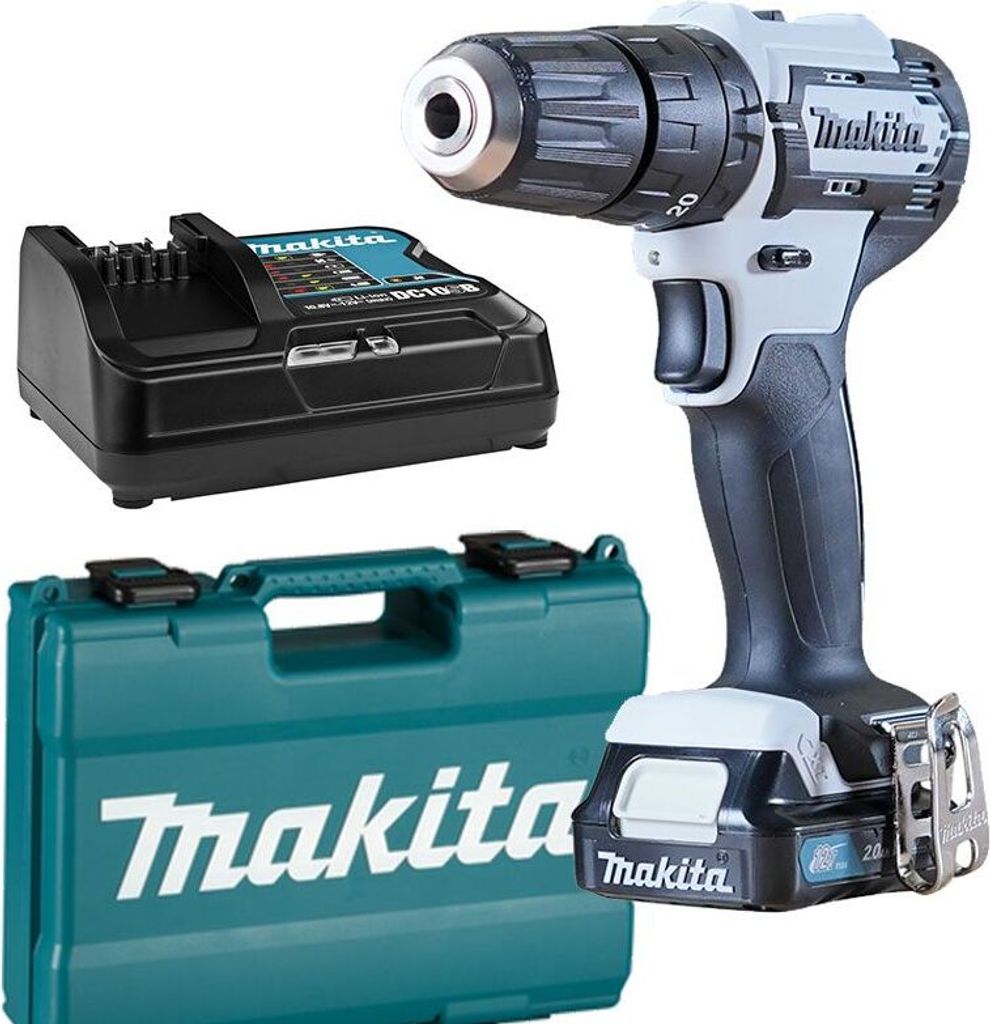 Makita HP333DSAW weiß Akku-Schlagbohrschrauber Produktbild 