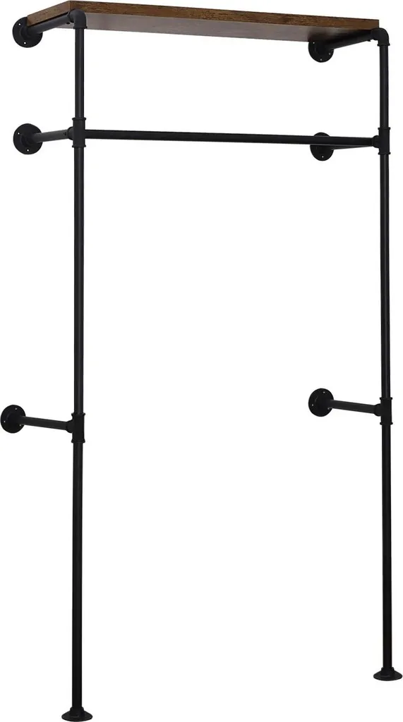 Penderie portemanteau gain de place pour optimiser le rangement d'entrée