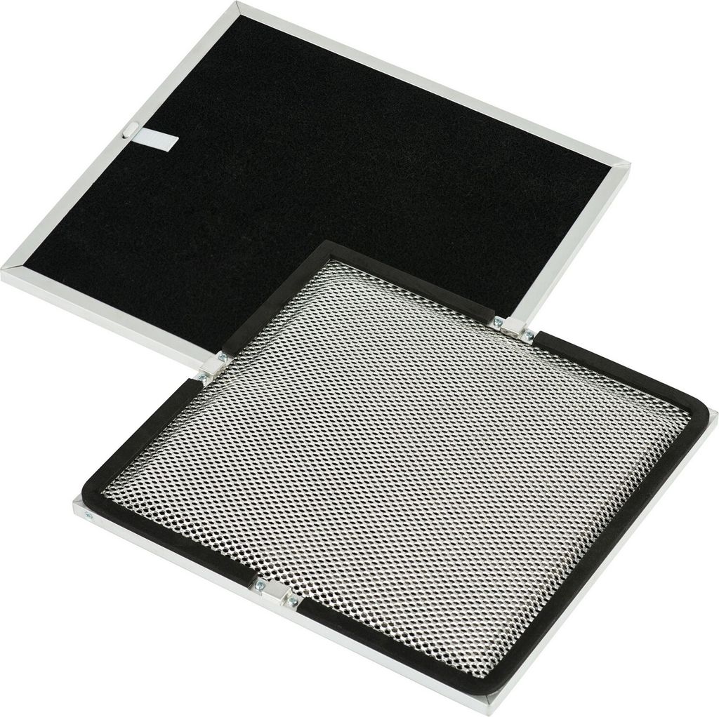 Aktivkohlefilter Typ G Ersatzfilter für Dunstabzugshauben Umluftmodus, ca. 24,2x25 cm, 1 cm dick, 1 Stück